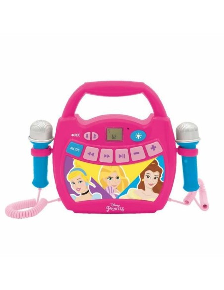 Bluetooth Speaker with Karaoke Microphone Lexibook PRINCESA DE DISNEY