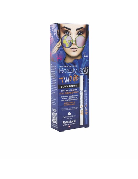 Eyelash Dye RefectoCil BeautyLash Two Go Black Brown 2 Pieces