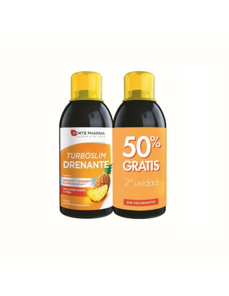 Food Supplement Forté Pharma Slim Drenante 500 ml Pineapple 2 Units