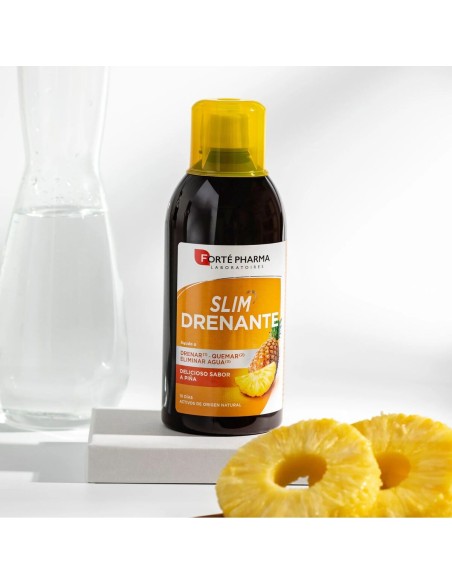 Food Supplement Forté Pharma Slim Drenante 500 ml Pineapple 2 Units
