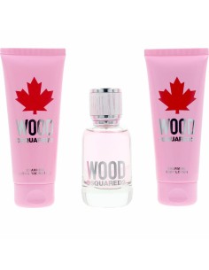 Women's Perfume Set Dsquared2 WOOD POUR FEMME 3 Pieces