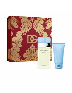 Women's Perfume Set Dolce & Gabbana Light Blue Pour Femme 2 Pieces