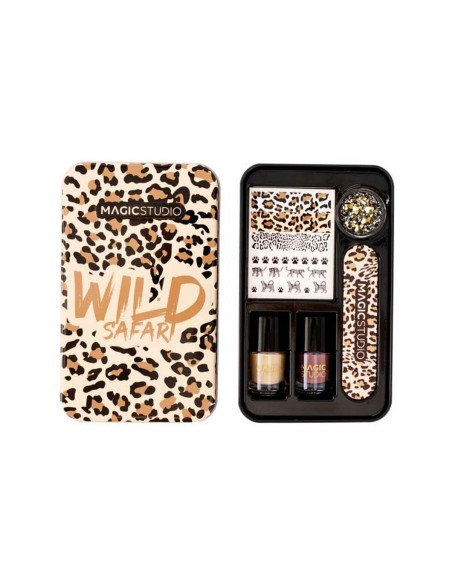 Manicure Set Magic Studio Wild Safari Savage Nail Art 6 Pieces