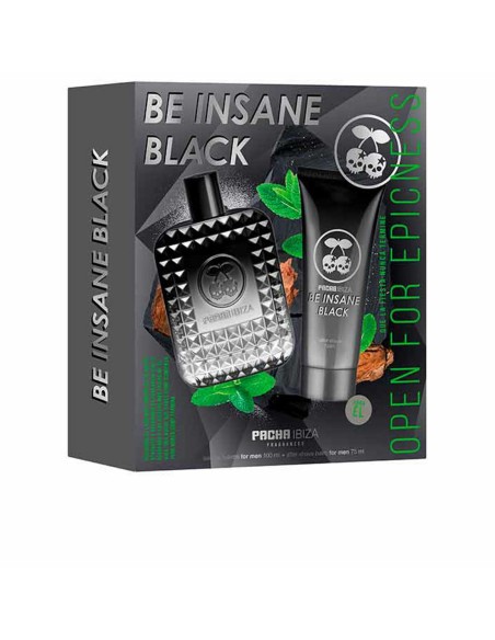 Women's Perfume Set Pacha Ibiza Be Insane Black 2 Pieces