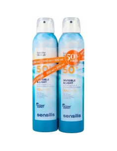 Spray Sun Protector Sensilis Invisible and Light SPF 50+ 200 ml x 2