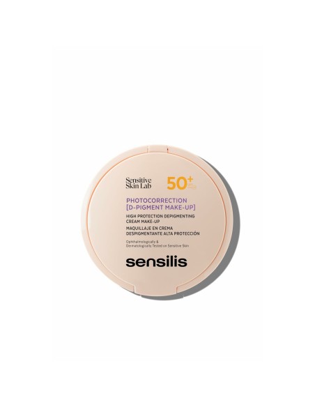 Make-up Effect Hydrating Cream Sensilis Photocorrection [D-Pigment Make-Up] Nº 02 Spf 50 10 g