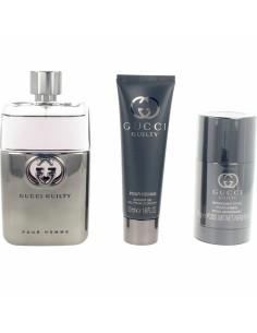 Men's Perfume Set Gucci GUILTY POUR HOMME 3 Pieces