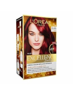 Permanent Dye Excellence Intense L'Oreal Make Up Excellence Intense Intense Scarlet Red (1 Unit)
