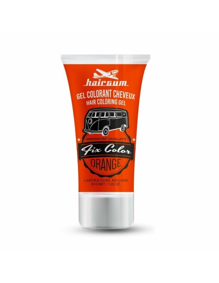 Non-permanent Colour Hairgum Fix Color Styling Gel Orange 30 ml