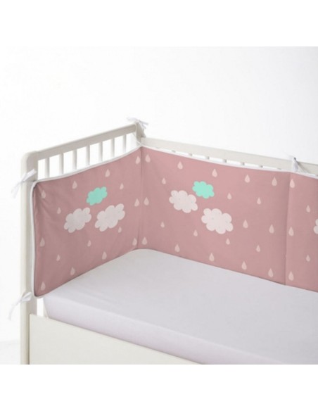 Cot protector Haciendo el Indio Rabbit and Cloud (60 x 60 x 60 + 40 cm)