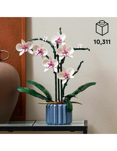 Construction set Lego 10311 ORQUÍDEA Blue Multicolour 608 Pieces