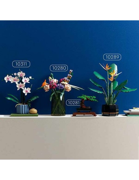 Construction set Lego 10311 ORQUÍDEA Blue Multicolour 608 Pieces