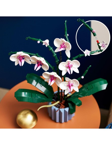 Construction set Lego 10311 ORQUÍDEA Blue Multicolour 608 Pieces