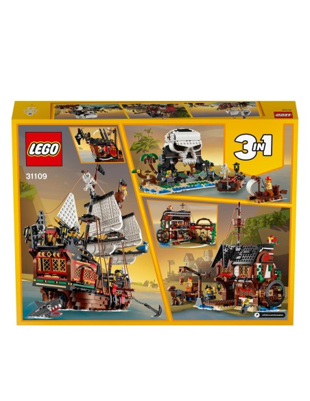 Construction set   Lego 31109 Barco Pirata         White Multicolour Bronze 3-in-1 1260 Pieces