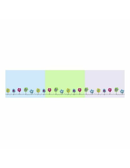 Cot protector Cool Kids Patch Garden (60 x 60 x 60 + 40 cm)