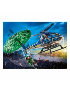 Playset  City Action Police helicopter: Parachute Chase Playmobil 70569 (19 pcs) 2