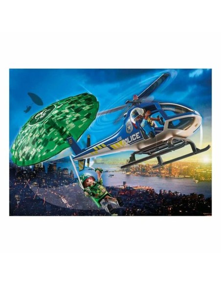 Playset  City Action Police helicopter: Parachute Chase Playmobil 70569 (19 pcs)
