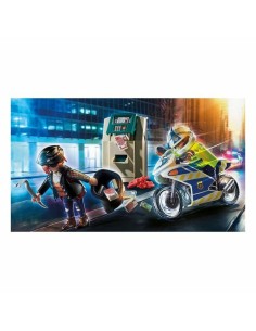 Playset City Action Police Motorbike Playmobil 70572 (32 pcs) 2
