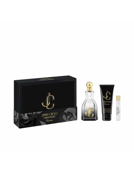 Women's Perfume Set Jimmy Choo I WANT CHOO FOREVER 3 Pieces