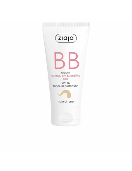 Hydrating Cream with Colour Ziaja Bb Cream Natural Spf 15 50 ml