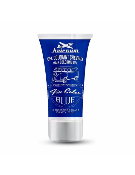 Non-permanent Colour Hairgum Fix Color Styling Gel Blue 30 ml