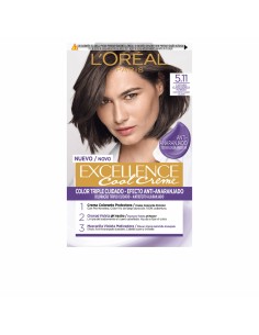 Permanent Colour Creme L'Oreal Make Up Excellence Cool 5.11-castaño claro ceniza intenso
