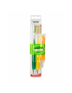 Toothbrush Lacer Technic Medio (3 Pieces) (2 Units)