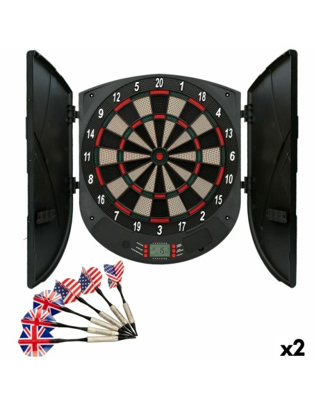 Electronic Dartboard Aktive 45 x 50 x 4,5 cm (2 Units)