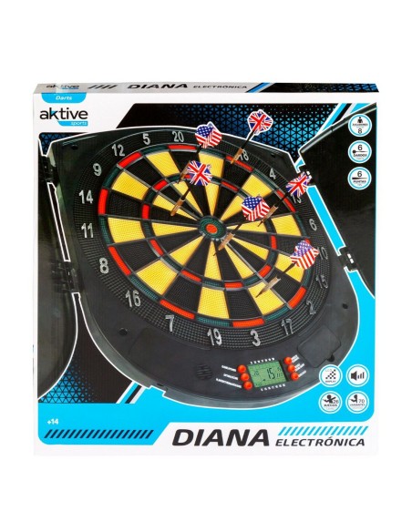 Electronic Dartboard Aktive 45 x 50 x 4,5 cm (2 Units)
