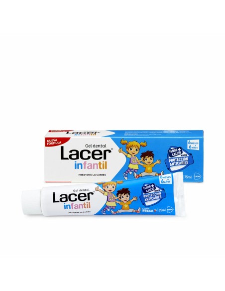 Toothpaste Lacer Children's Strawberry (75 ml)