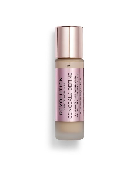 Liquid Make Up Base Revolution Make Up Conceal & Define Nº F9 (23 ml)