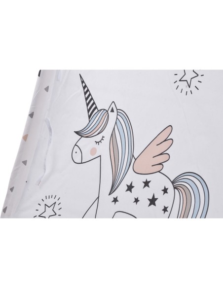 Tent DKD Home Decor Cotton Wood Unicorn (110 x 110 x 106 cm)