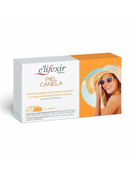 Capsules Elifexir Piel Canela Sun protection (40 Units)