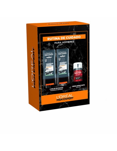 Men's Cosmetics Set L'Oreal Make Up Men Expert Magnesium Defense 3 Pieces