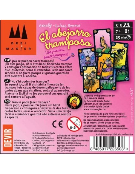 Card Game Devir El Abejorro Tramposo