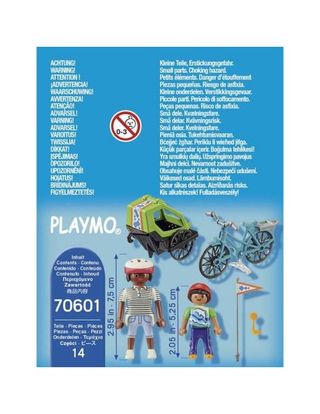 Jointed Figure Playmobil Special Plus Bicycle Excursion 70601 (14 pcs)