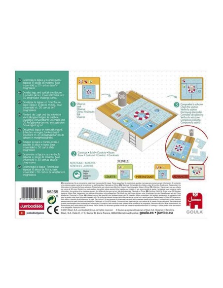 Educational Game Goula Hippo's Pool 36 Pieces