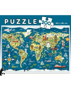 Child's Puzzle Educa Mapamundi (200 pcs) 2