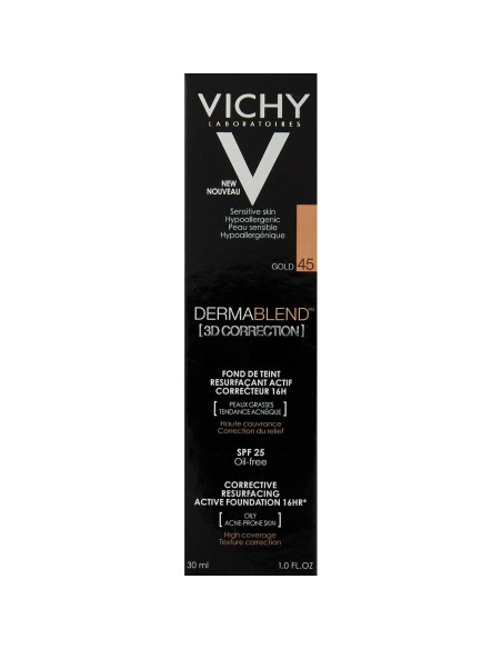 Liquid Make Up Base Vichy Dermablend D Correction 45-gold Nº 45-gold (30 ml)