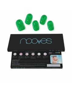 Gel Nail Foils Nooves Glitter green (20 Units)