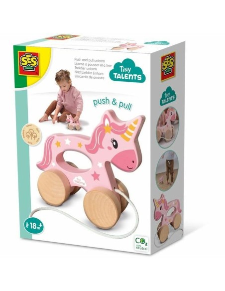 Jointed Figure SES Creative Unicornio de madera 2 en 1 Unicorn