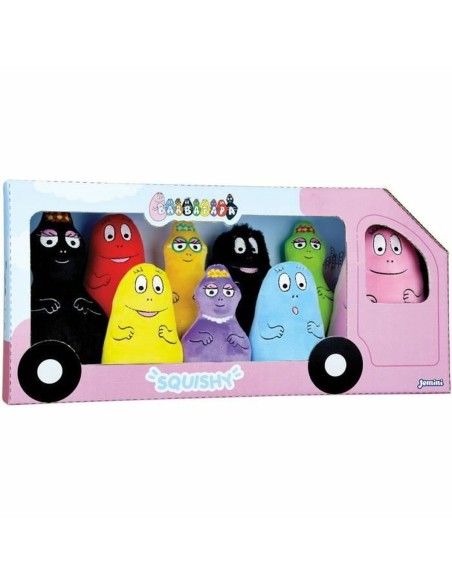 Fluffy toy Jemini Multicolour Plush animals (9 Pieces) (9Units)