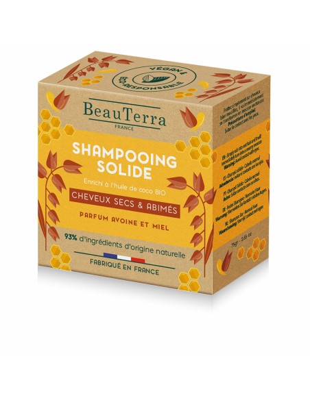 Shampoo Bar Beauterra Solide Honey Oatmeal 75 g
