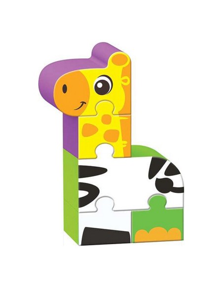 Child's Puzzle Reig Zoo Blocks 22 Pieces