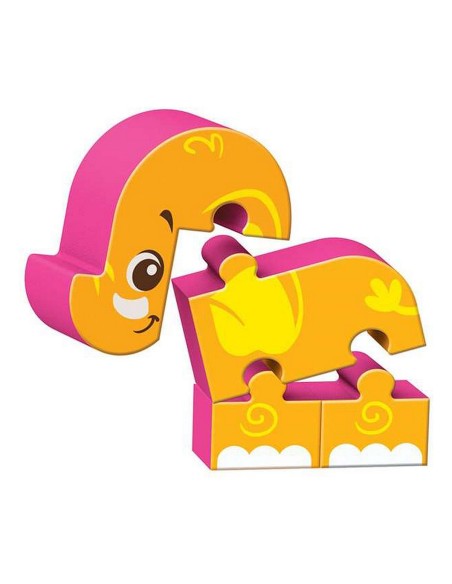 Child's Puzzle Reig Zoo Blocks 22 Pieces