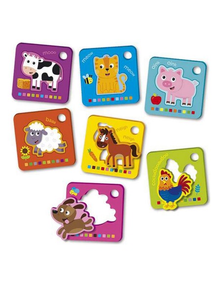 Child's Puzzle Reig Flash Cards animals Farm