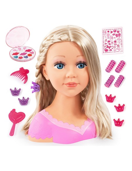 Bust Reig Charlene Super Model Hair styling and make-up Blonde Wig
