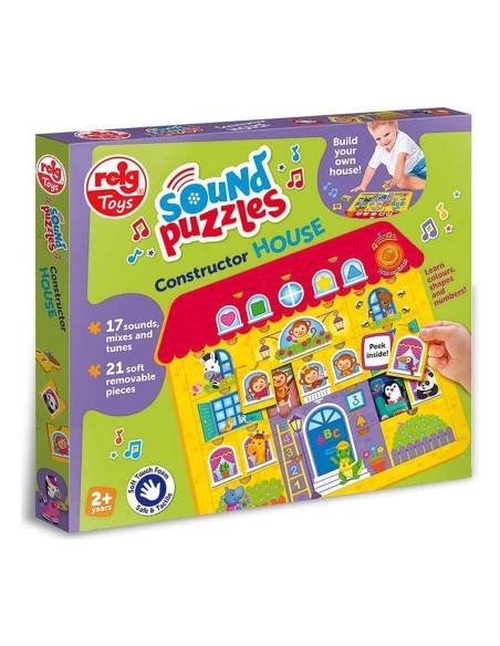 Puzzle Reig Constructor House Musical 21 Pieces 17 x 37 x 41,5 cm (17 x 37 x 41,5 cm)