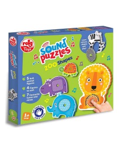 Child's Puzzle Reig Zoo Shapes animals Musical Farm