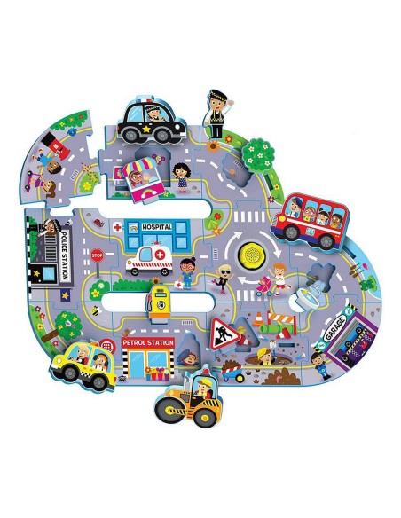 Child's Puzzle Reig Busy City 11 Pieces
